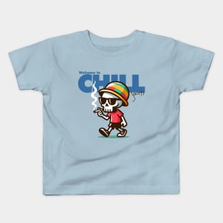 Welcome To Chill Society Kids T-Shirt